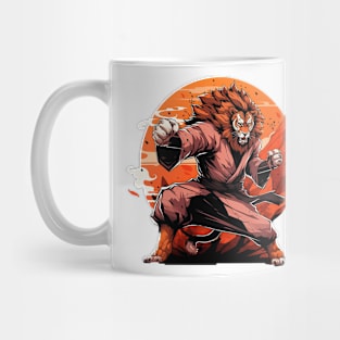 karate lion Mug